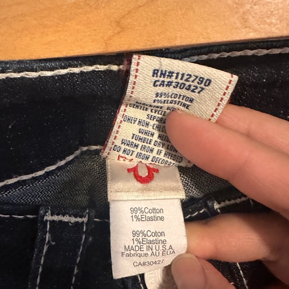 Vintage True Religion Jeans with white sequins - Picture 9 of 10